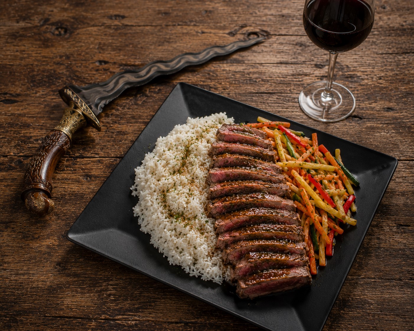 Bœuf mariné au gingembre
