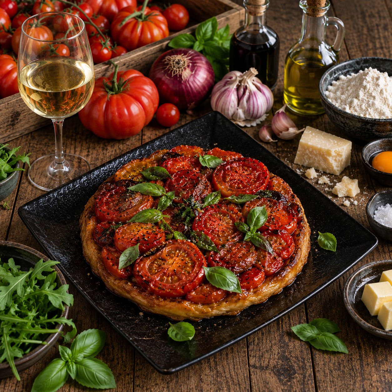 Tatin de tomate de Cédric Ravaud