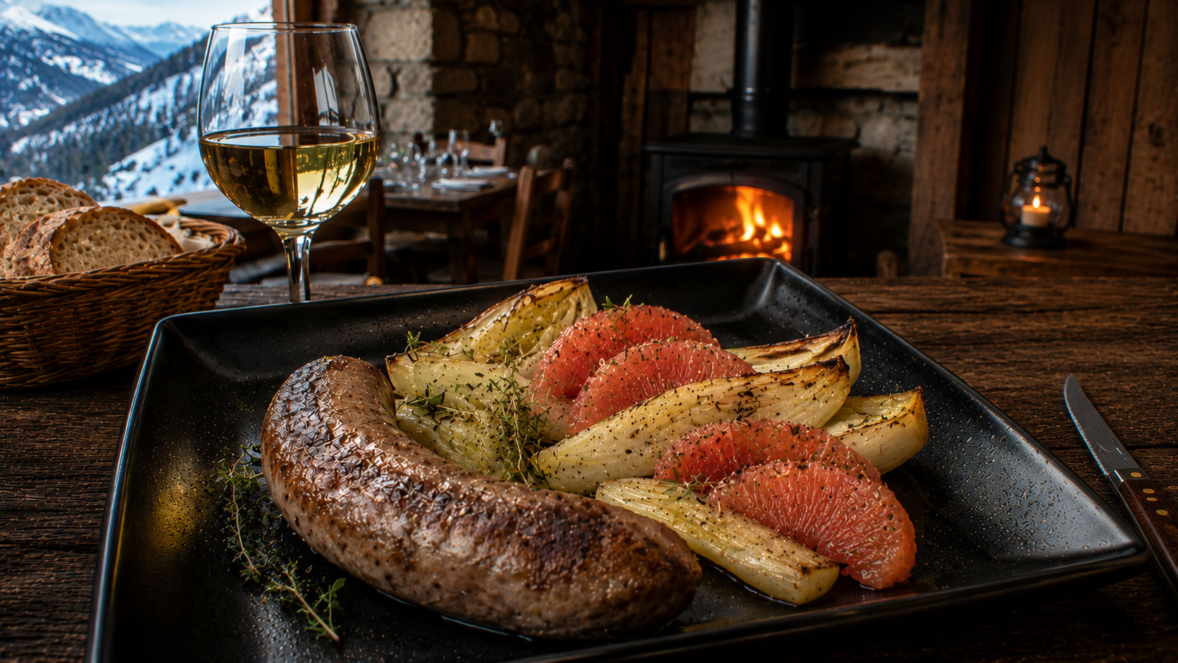Andouillette grillée aux agrumes