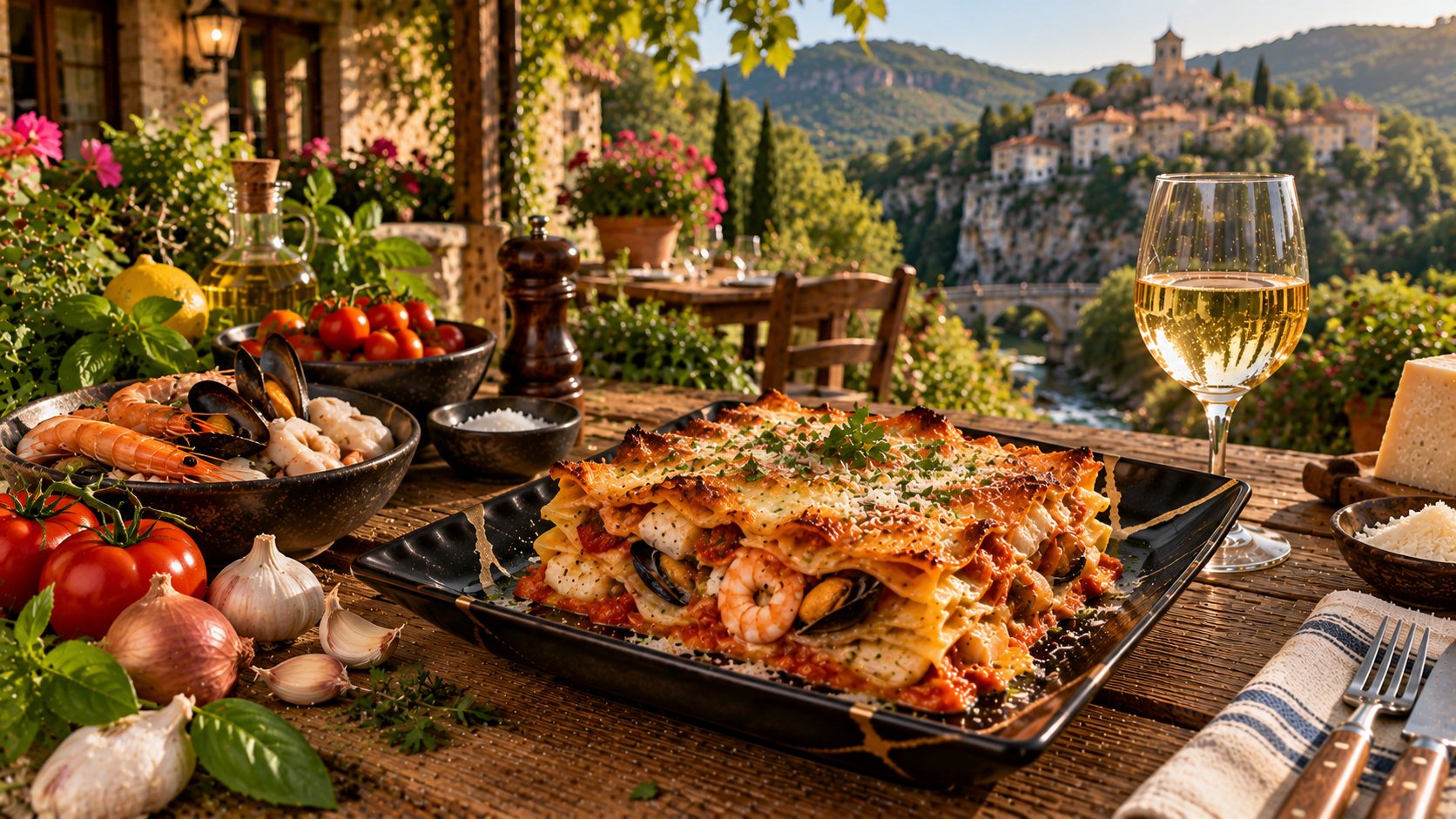 Lasagnes marines à la méditerranéenne