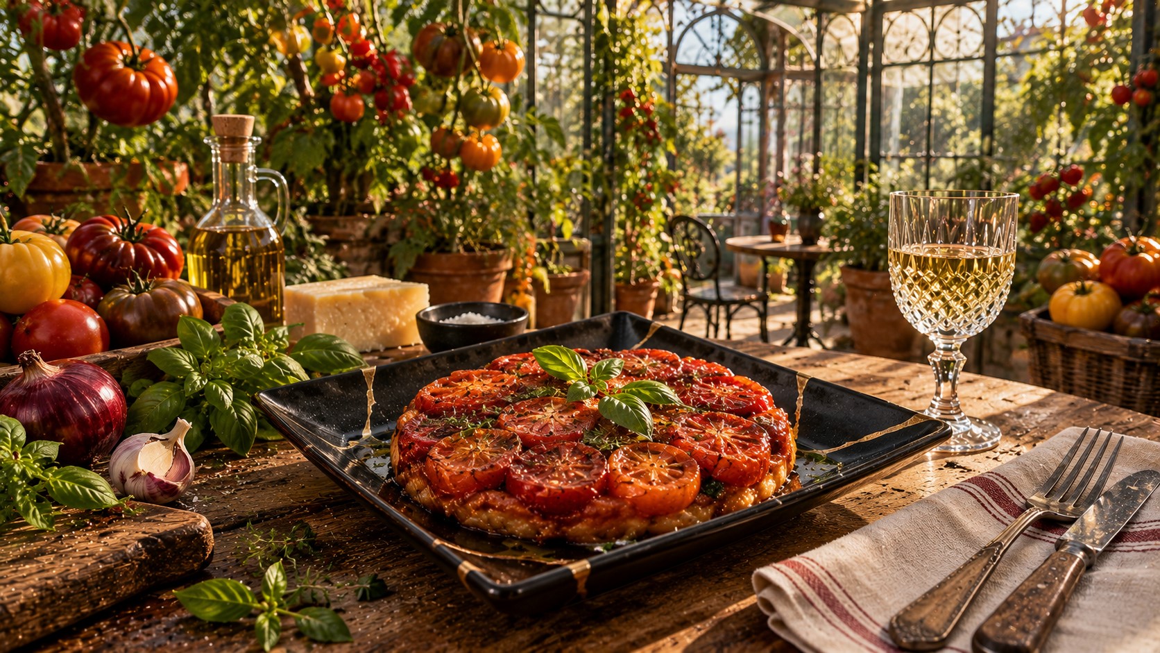 Tatin de tomate de Cédric Ravaud