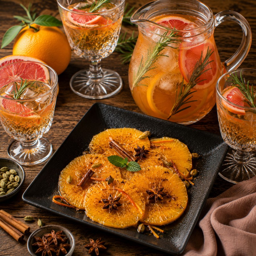 Oranges aux épices